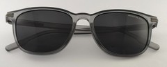 Montblanc Full Rim Sunglasses / Gray Frame / 100% UV Protected Black Lenses