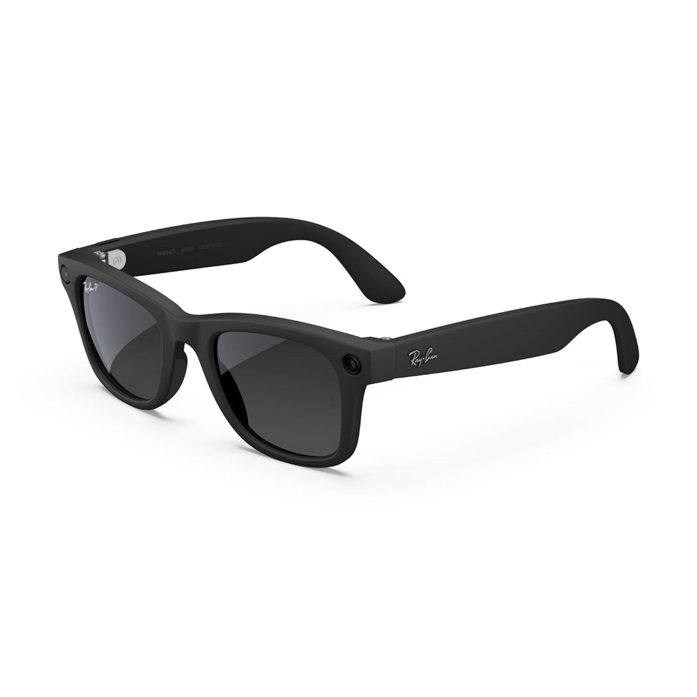 Ray-Ban (Gen 2), Wayfarer, Matte Black | Smart AI Glasses for Men, Women — 2X B