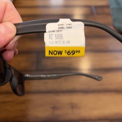 Aztec AZ 5005 Sunglasses Frame Men’s Matte Grey Frame with Gray Lens
