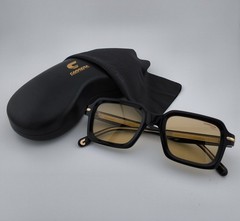 Carrera Sunglasses 358/S 71C/UK Black Frame Yellow Photochromic Lenses