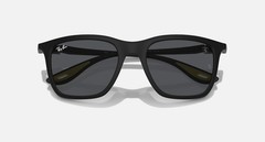 Ray-Ban RB4433M Scuderia Ferrari Matte Black/Dark Grey 54 mm Sunglasses