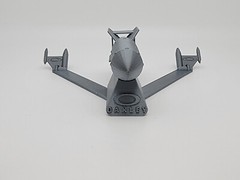 3D Printed Oakley Style X-Metal Silver Nuclear Atomic Bomb Sunglasses Stand