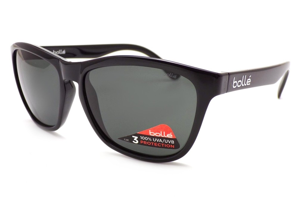 Bolle 473 Sunglasses Shiny Black with TNS Grey CAT.3 Lenses Unisex 12064