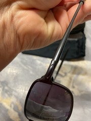 Oakley SQUARE WIRE 2.0 58mm Black Polarized Sunglasses Excellent