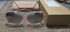 MOLSTA Helen Keller Series Rectangle Full Rim Pink/Gray Gradient UV400