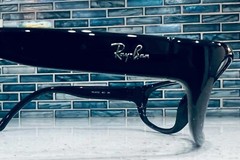 Designer RAY BAN RB 4033 601 GLOSSY BLACK SUNGLASSES FRAMES ONLY F398 Sport Wrap