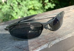 Vintage Oakley A Wire 2.0 Sunglasses Gunmetal Polarized