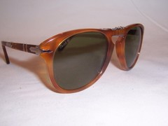 NEW PERSOL STEVE MCQUEEN SUNGLASSES 0714SM 96/P1 TERRA DI SIENA/GREEN POLARIZED