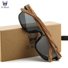 Oi Wood Sunglasses for Men Wood Sun Glasses Man Eyeglasses Polarizing Glasses.