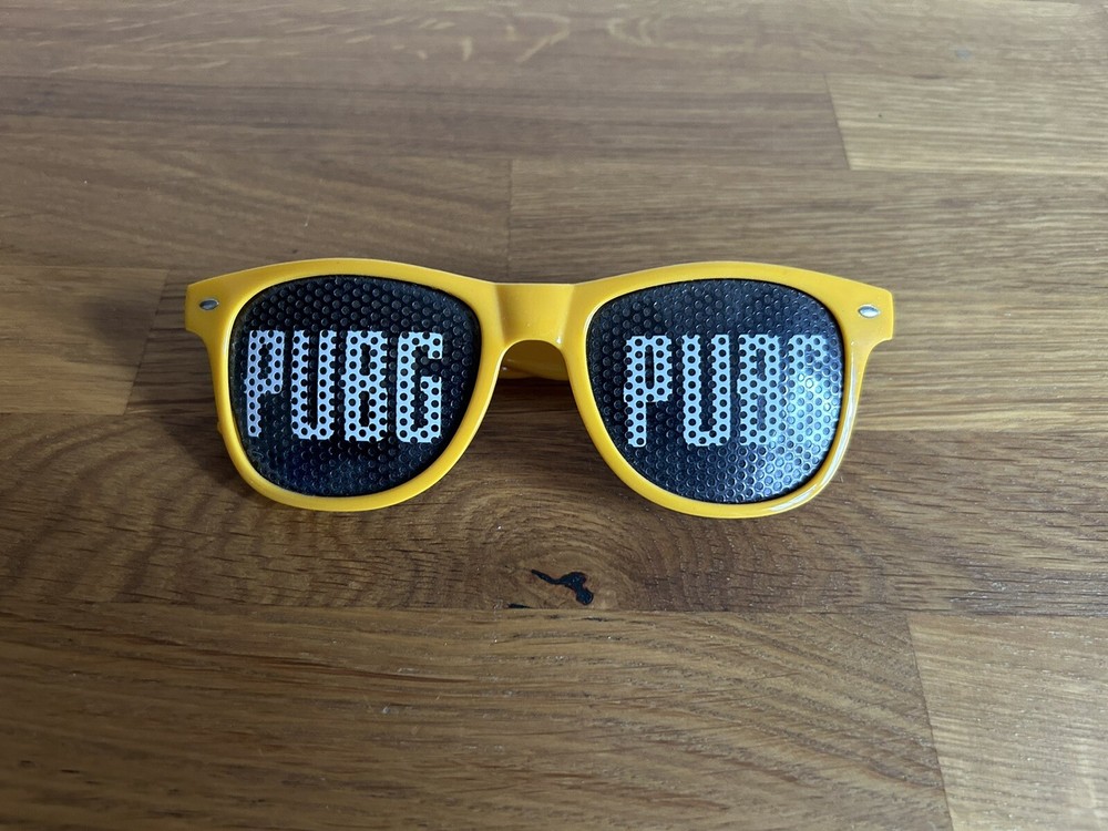 PUBG Sunglasses Player Unknown’s Battlegrounds Sunglasses Gamescom Yellow