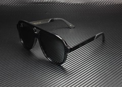 GUCCI GG0688S 001 Aviator Black Ruthenium Black Grey 59 mm Men’s Sunglasses