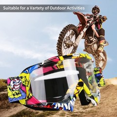 “Motocross Goggles for ATV, Dirt Bike, UTV AntiUV, Dustproof, AntiFog”
