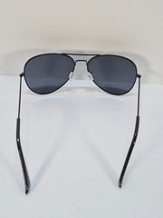 Classic Aviator Sunglasses Black Metal Frame Vintage Retro Pilot Sports Men Wome