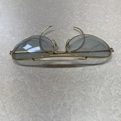 Vintage B&L Bausch & Lomb Bushnell Smoke Grey Aviator Shooting Glasses w/Case