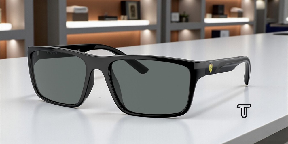 FERRARI SCUDERIA FZ6003U 501 81 Black Grey Polarized 59 mm Men’s Sunglasses