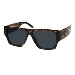 Men’s Square Frame Sunglasses Thick Temples Stylish Modern Shades UV400
