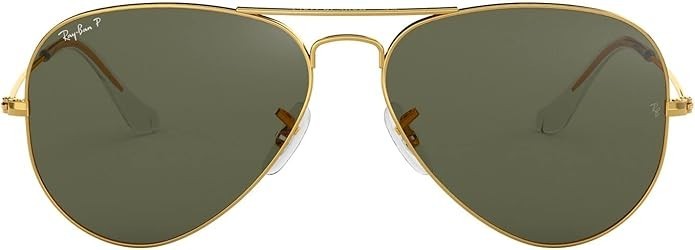 Ray-Ban Aviator Classic Gold /G-15 Green Polarized 62mm Sunglasses RB3025 001/58