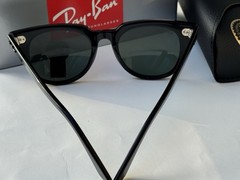 RayBan RB2168 90131 METEOR Polished Black G15 Green Sunglasses 50mm G2U