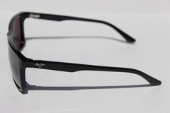 MAUI JIM Mamalu Bay POLARIZED Sunglasses 610-02 Gloss Black/Neutral Grey NEW