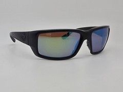 Costa Del Mar Fantail Blackout Frame 580G Polarized Green Mirror Lens Sunglasses