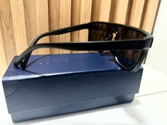 Louis Vuitton LV Waimea Sunglasses Black Monogram Logo Z1082E Shades