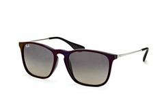 Ray-Ban Chris Highstreet RB4187 6316/11 54 Brown Metallic Gray4187 Sunglasses