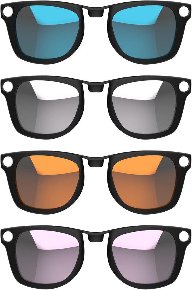 4Pcs Polarized Clip for Ray-Ban Meta Wayfarer & Gen 2 (RW4008/RW4012 Large 53-22