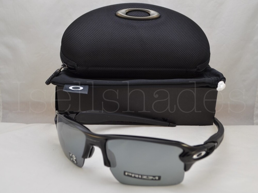 Oakley FLAK 2.0 XL (OO9188-72 59) Polished Black with Prizm Black Polarized Lens