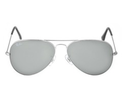 Ray-Ban Sunglasses RB3025 Aviator Mirror Silver Frame Silver Mirror Lenses 58mm