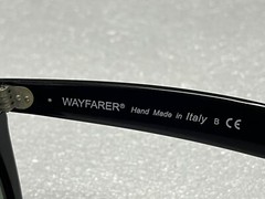 Rare Ray-Ban RB2140-A 901 54-18 3N Unisex Sunglasses Hand Made in Italy black