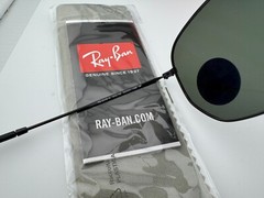 RAY-BAN HEXAGONAL RB3548N 002/58 BLACK G-15 GREEN POLARIZED SUNGLASSES 54MM NEW