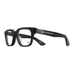 Chrome H Vagillionaire II CRYS Black Optical Eyeglasses 54-19-153 Square Frame