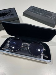 Garrett Leight X Ozzy Sunglasses Platinum Semi-Flat Indigo Brand New Never Worn