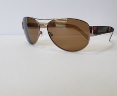 Kirkland Signature Men’s Aviator Sunglasses Tinted Brown Lens Brown Frame 135mm