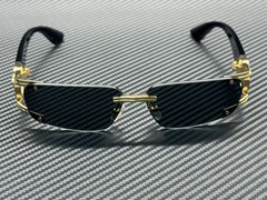 VERSACE VE2291 100287 Gold Dark Grey Men’s 59 mm Sunglasses
