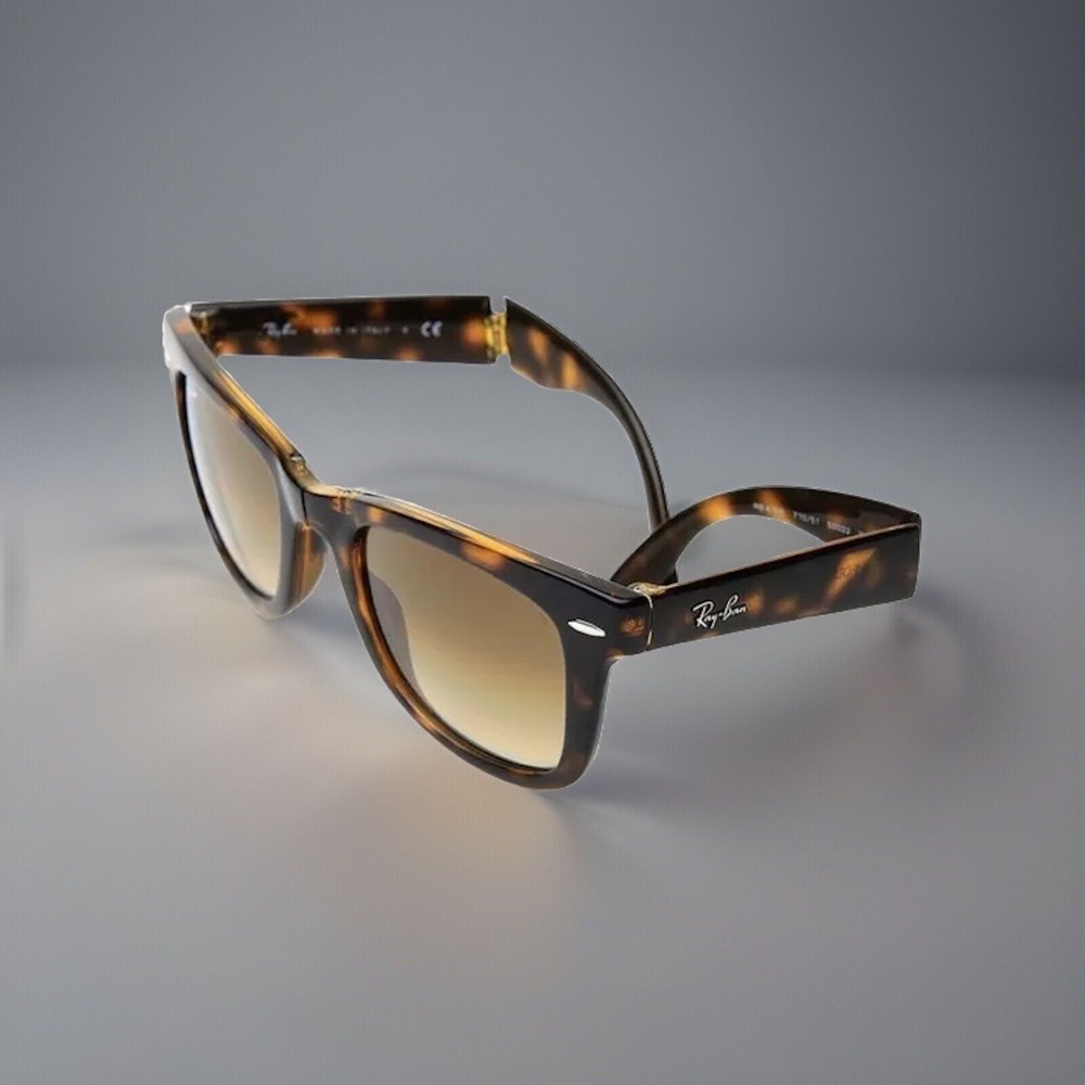 Ray-Ban Folding Wayfarer RB4105 710 54mm Gloss Tortoise Light Brown Gradient