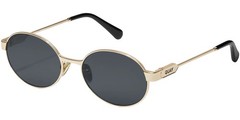 Quay Anyways Gold-Tone Oval Sunglasses – NO NS 2322 GLDSMK