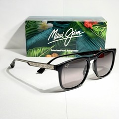 MAUI JIM Kupa’a | GS641 – 14A | BLACK | NEUTRAL GREY Silver Polarized Sunglass