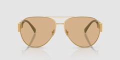 VERSACE VE2289 1002D8 Gold Yellow Mirror Silver Internal 61 mm Men’s Sunglasses