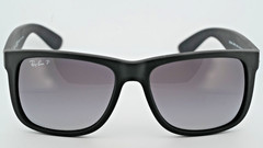 Ray-Ban Justin RB4165 622/T3 Sunglasses Full Rim Square Polarized Lens 54-16-145