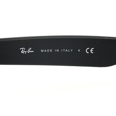 Ray-Ban Sunglasses RB2132 NEW WAYFARER 622/30 Matte Black w/ Silver Flash 55 mm