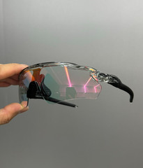 Oakley Radar EV Path OO9208 Prizm Sunglasses Clear Frame Photochromic Lenses