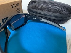 Costa Del Mar Men’s Diego Matte Black /Green Mirror Polarized Sunglasses 580p