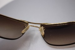 Ray-Ban RB3607 Sunglasses Frame Only Polished Arista Gold Metal Brown 54-16-135