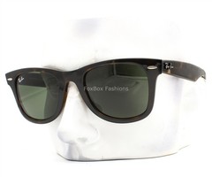 Ray-Ban Wayfarer Ease Unisex Sunglasses RB4340 710 Brown Havana Glass 50mm wcase