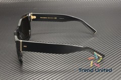 DOLCE & GABBANA DG4338 501 87 Black Grey 52 mm Men’s Sunglasses