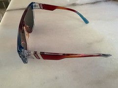New Quiksilver Sunglasses Blenders Style Blue Mirror Lens USA Theme