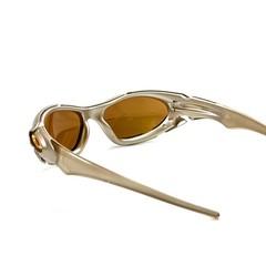 Oakley Plate Platinum 24K Gold Iridium Sunglasses NOS Vintage 2003 Rare