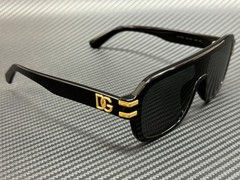 DOLCE & GABBANA DG4507 501 87 Black Grey Men’s 65 mm Sunglasses