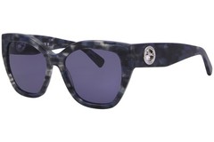 Longchamp LO741S 406 Sunglasses Women’s Textured Blue/Solid Blue Cat Eye 55mm